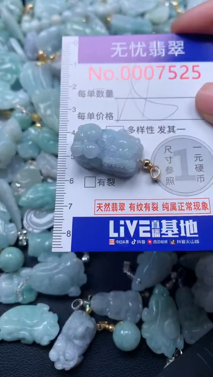 颈饰未镶嵌翡翠7525