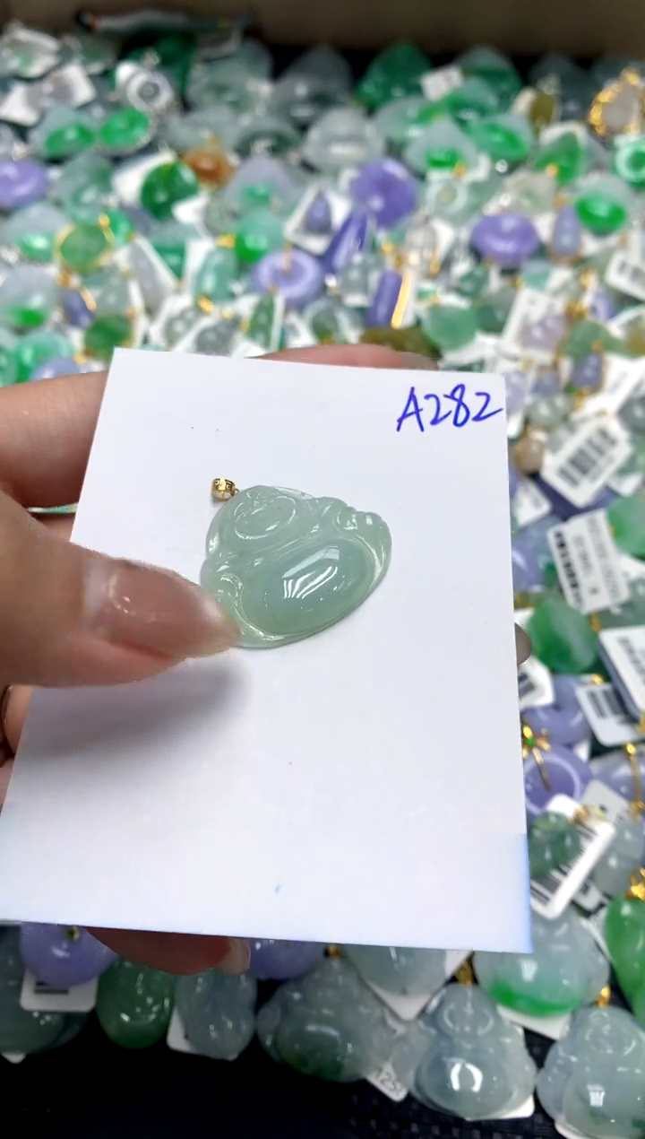 【闪购商品】翡翠颈饰18K金镶嵌1111111111111111