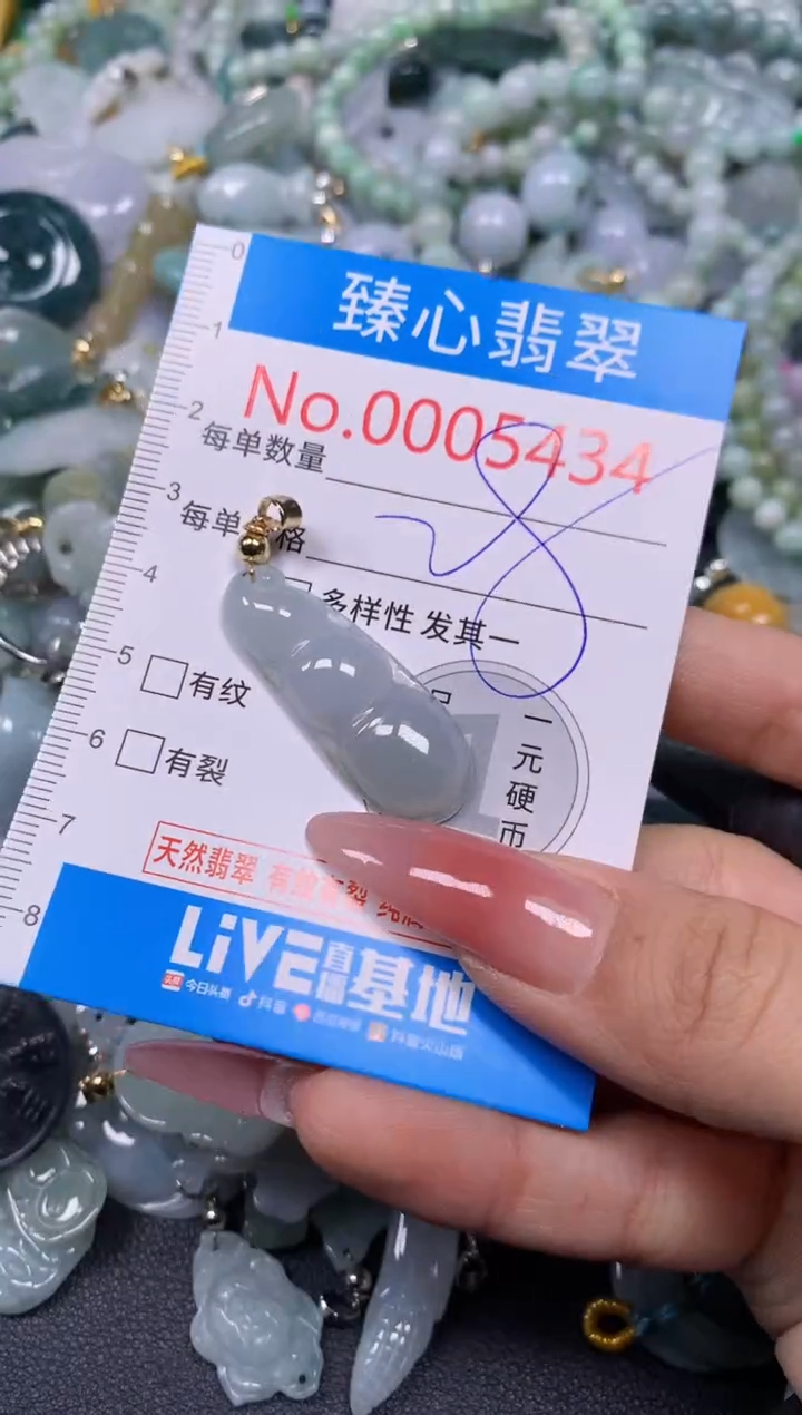 【闪购商品】翡翠颈饰未镶嵌含绳0005434