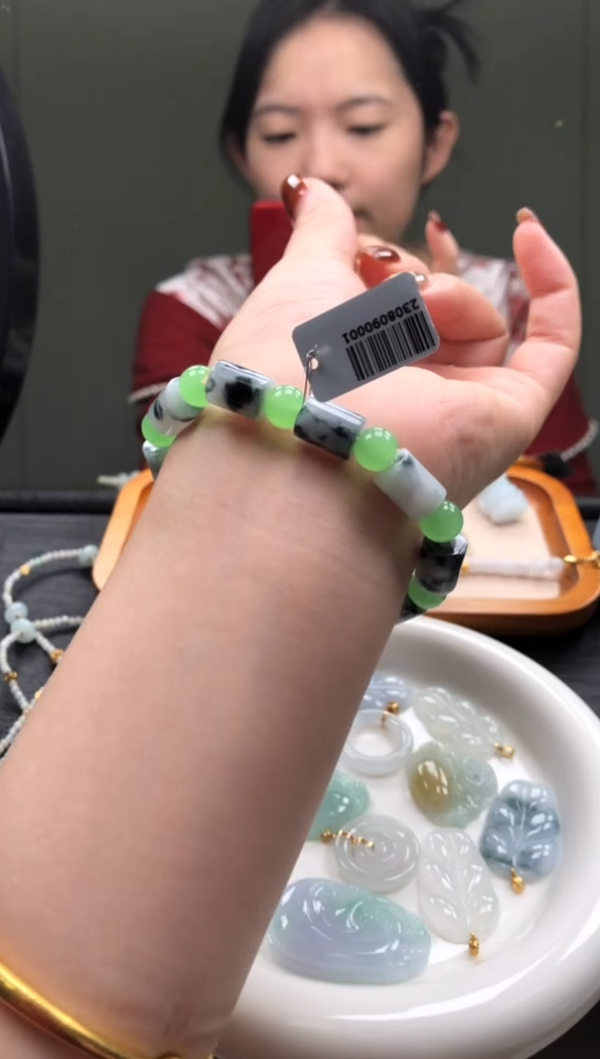 未镶嵌手串翡翠天然缅甸A货翡翠