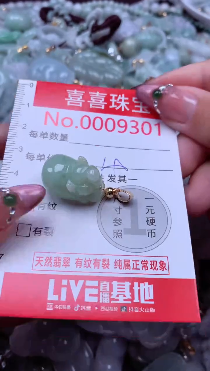 颈饰未镶嵌翡翠9301