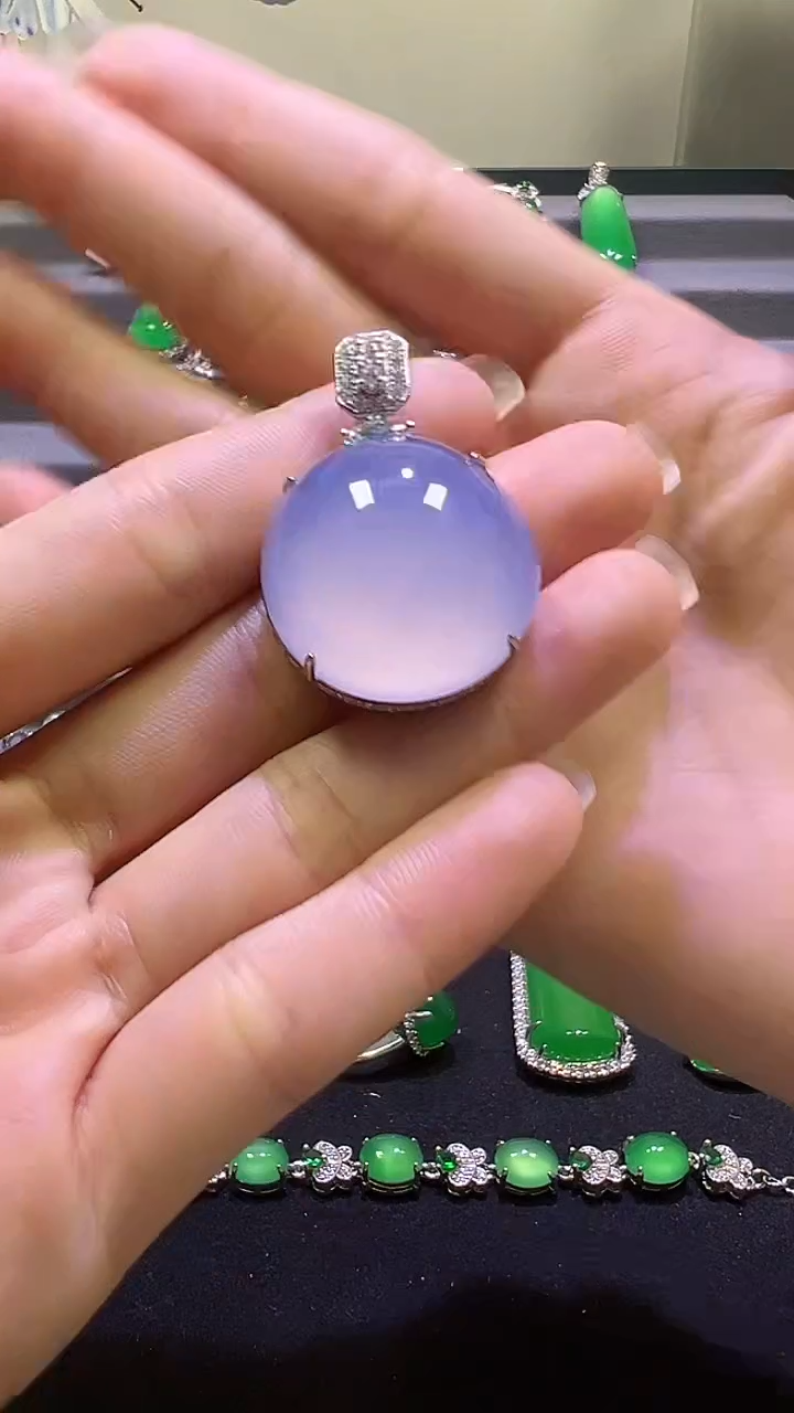银S925镶嵌颈饰玛瑙/玉髓1