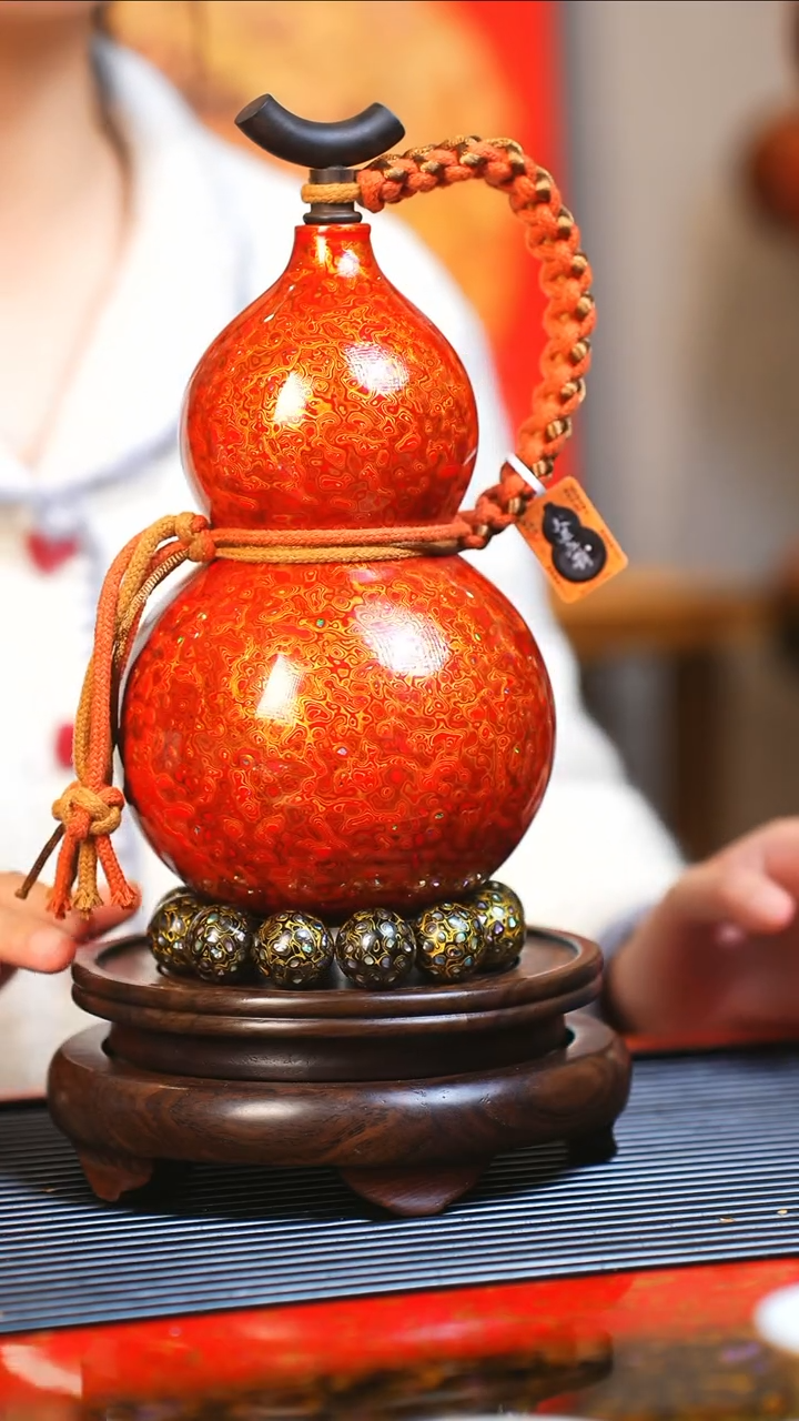 【闪购商品】JZ117大师姐臻选非遗大漆酒葫芦