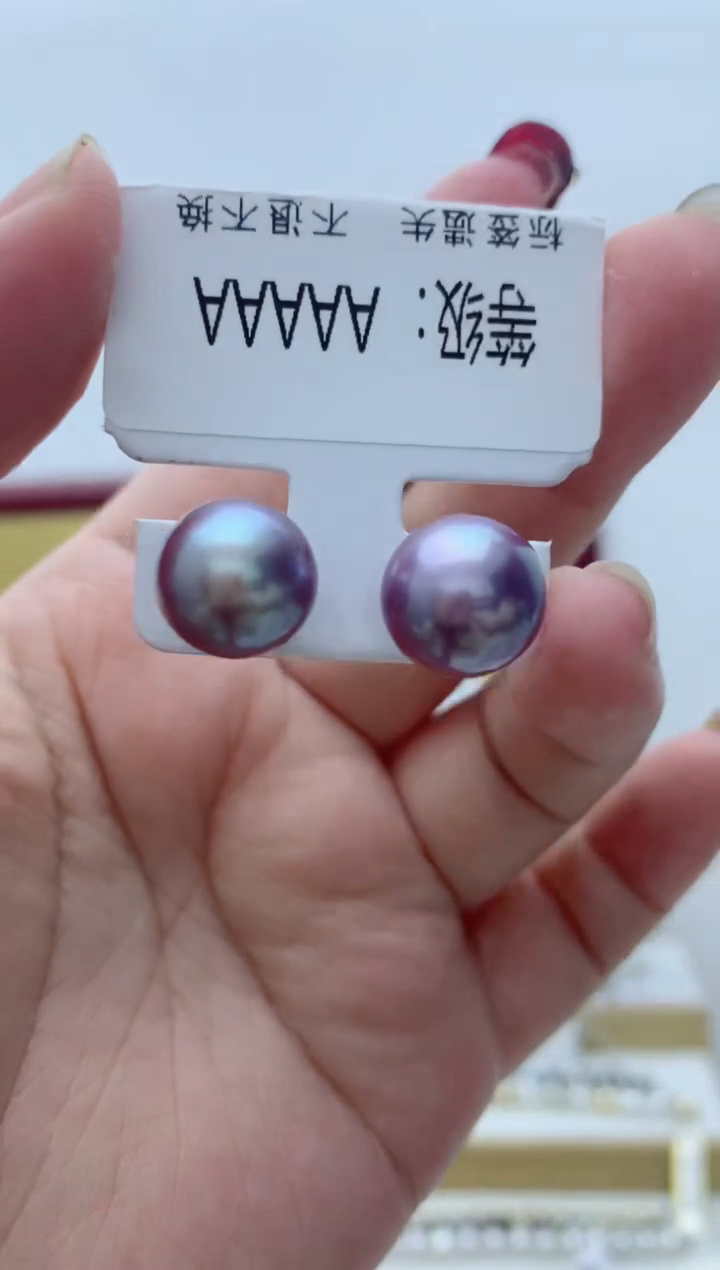 【闪购商品】淡水珍珠耳饰银S925镶嵌e40
