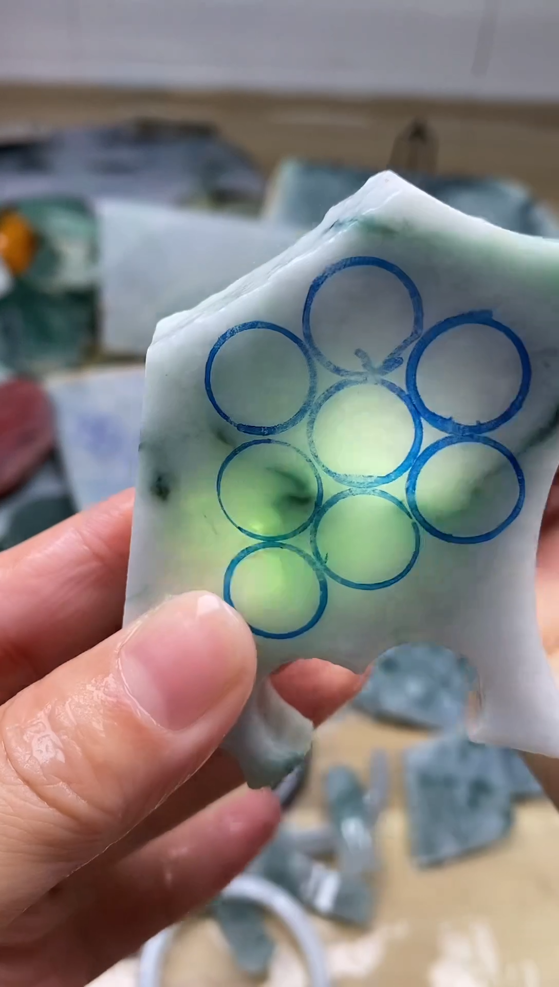 裸石翡翠缅甸翡翠A货497