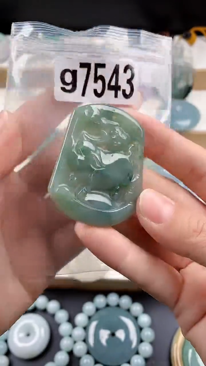 颈饰未镶嵌翡翠天然翡翠吊坠挂件