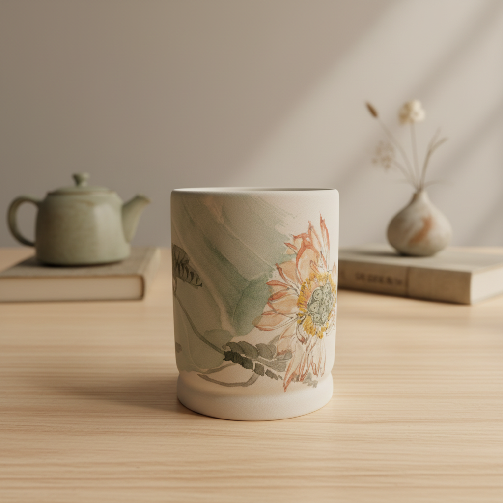 秦少甫 老师 手绘瓷艺作品