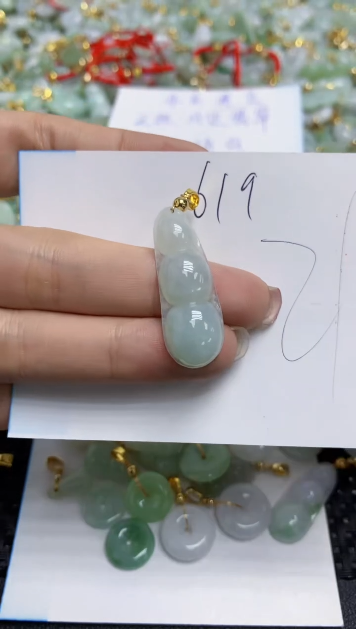 【闪购商品】翡翠颈饰合金天然翡翠A货