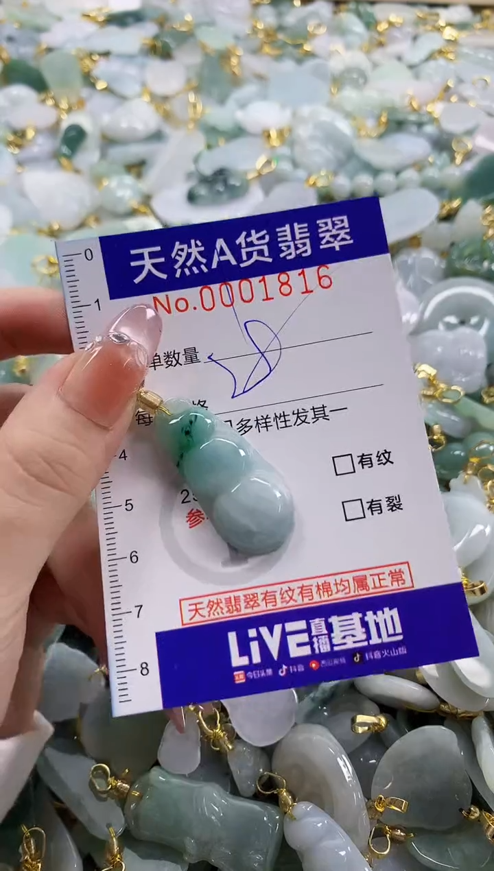 颈饰未镶嵌翡翠黎*天然A货翡翠