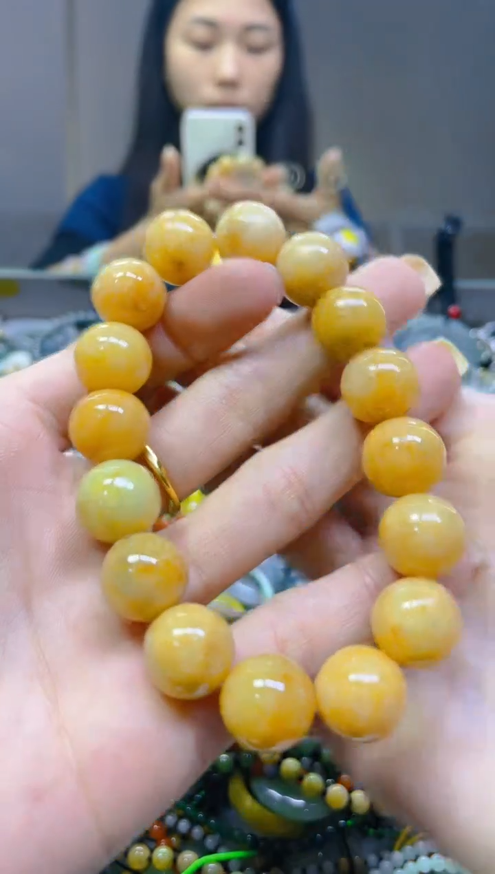 翡翠未镶嵌颈饰13MM/D/翡翠A货一图一物