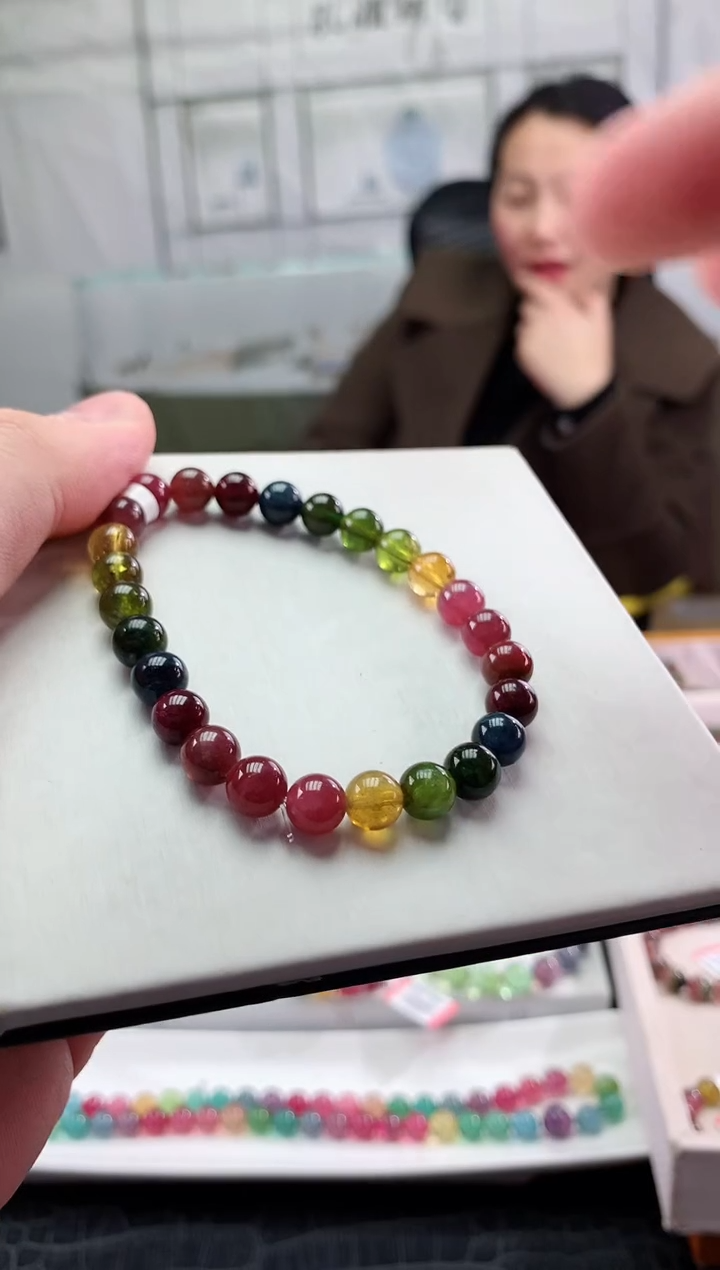 【闪购商品】碧玺手串未镶嵌多样性发一条