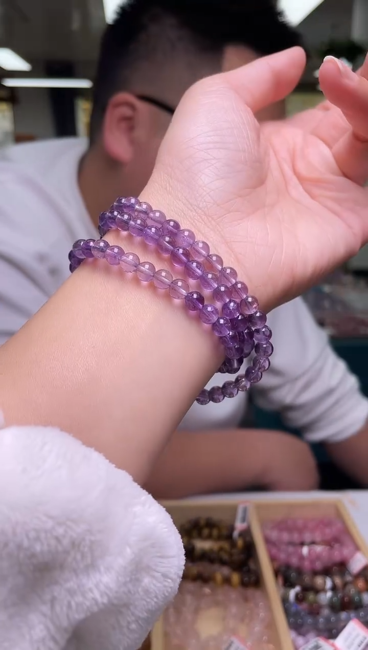 未镶嵌手链水晶6±/x-354【多样性发一件