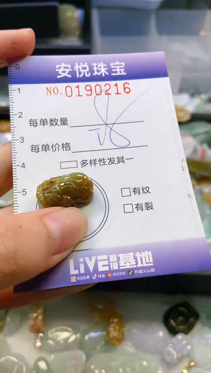 翡翠未镶嵌颈饰闪购0190216