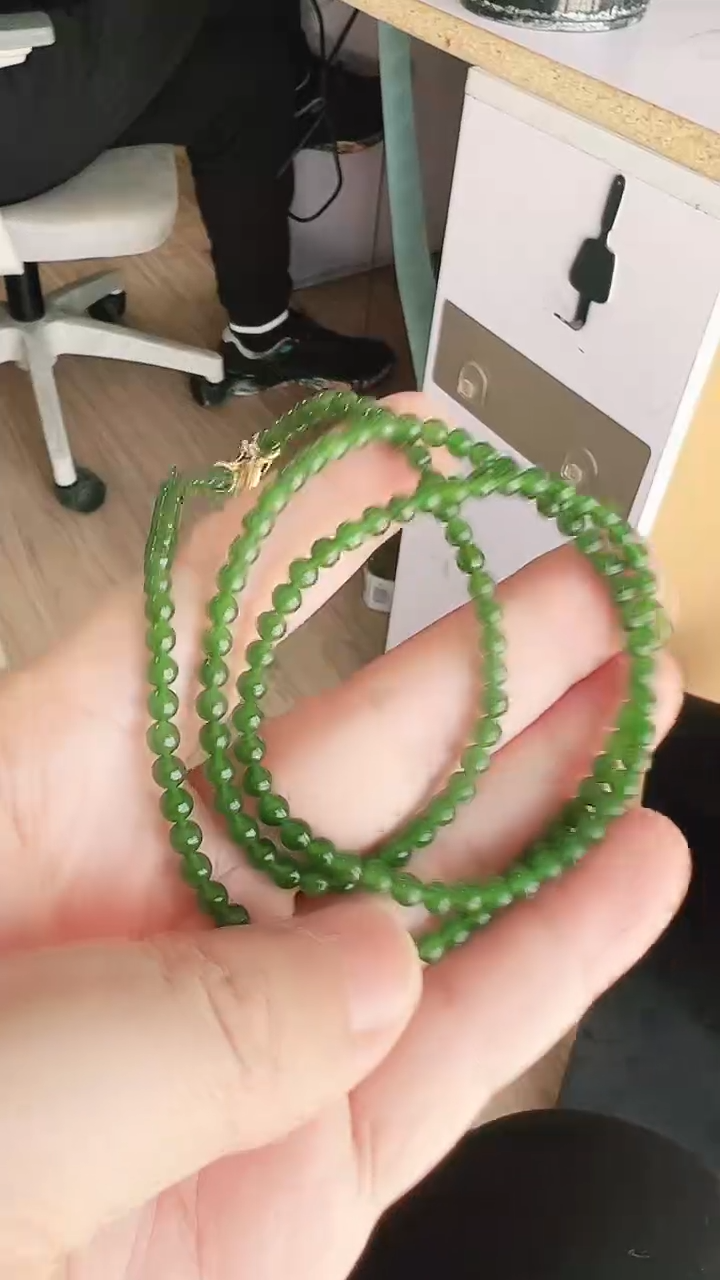 项链未镶嵌和田玉（碧玉）4