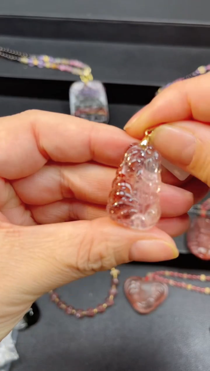 未镶嵌颈饰水晶【百晶灵儿】定制款