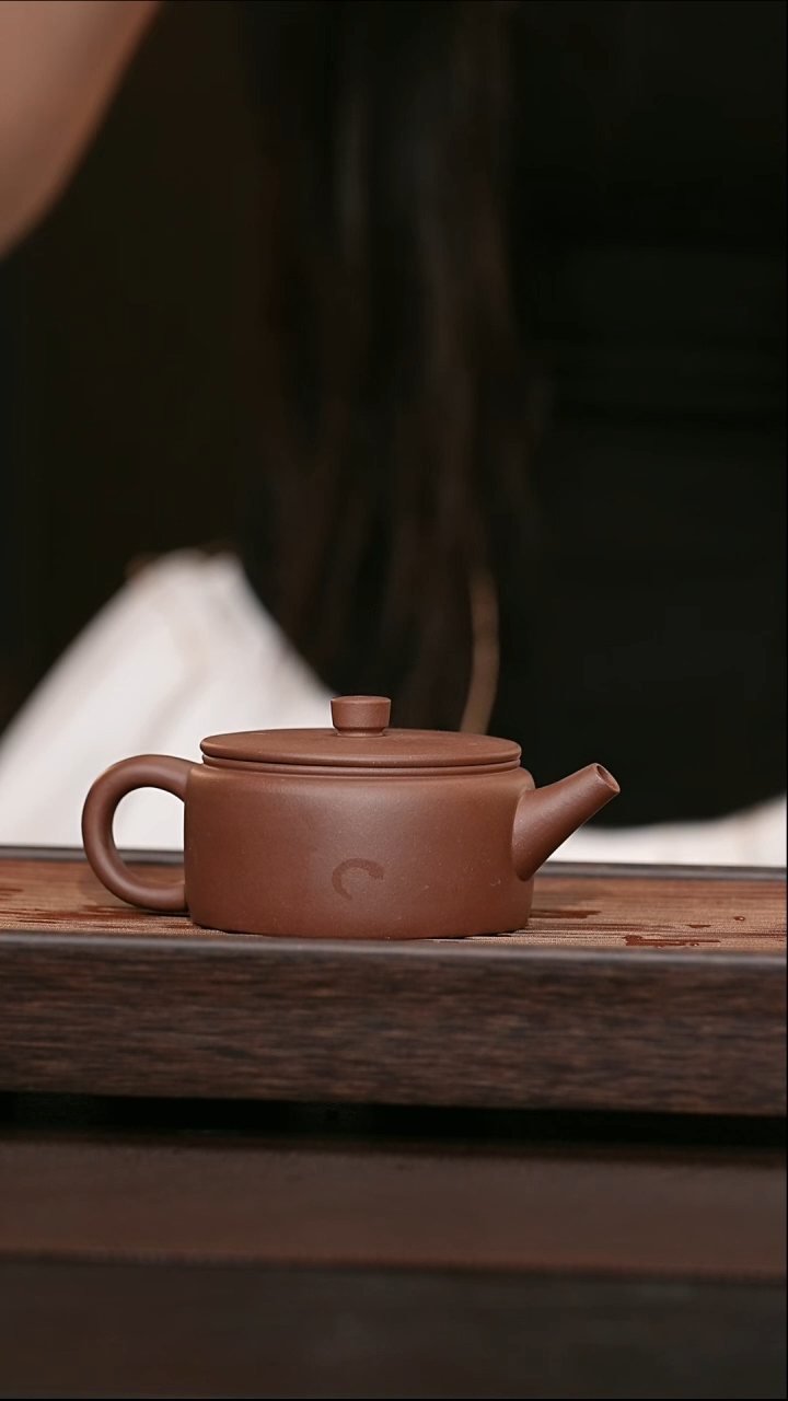 茶壶紫砂宜兴原矿紫砂壶   大口汉瓦 160cc