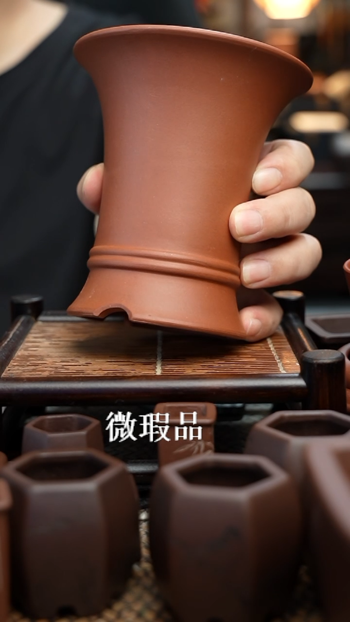 紫砂花盆長木軒精品紫砂