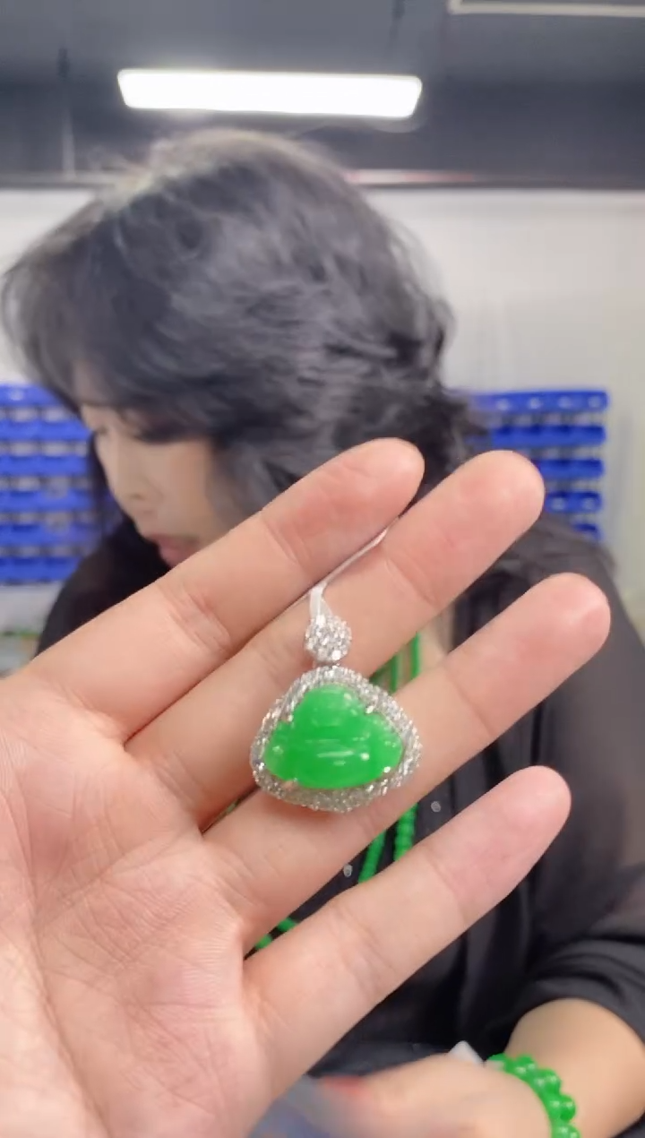 翡翠未镶嵌颈饰闪购链接多样性发其一颜色微差