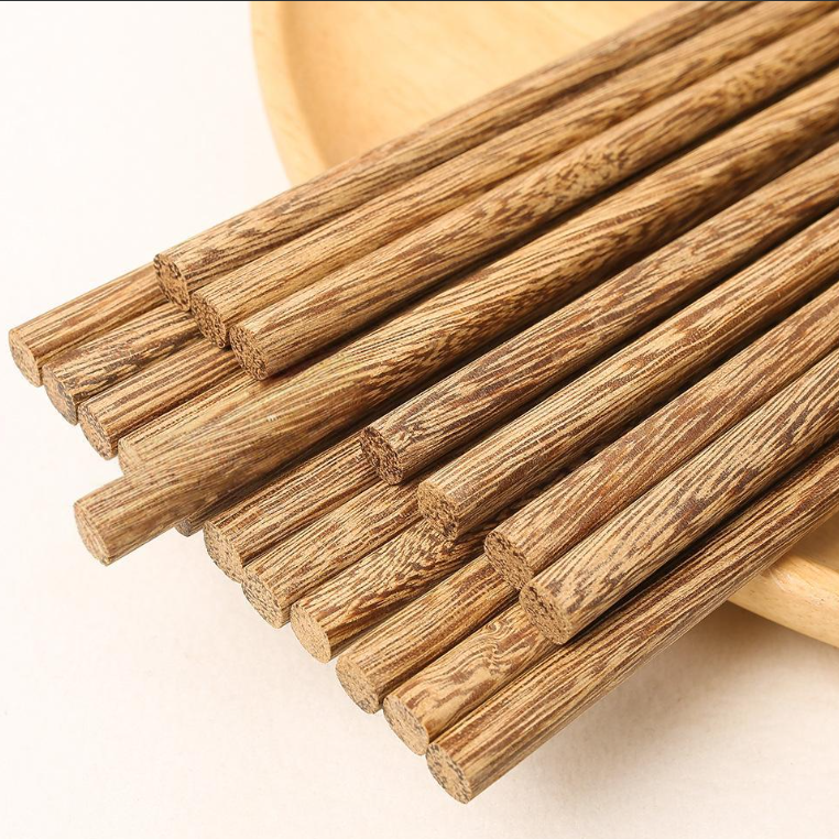 【精品筷子】鸡翅木筷子实木原木筷子无蜡无漆商用防滑中式家用