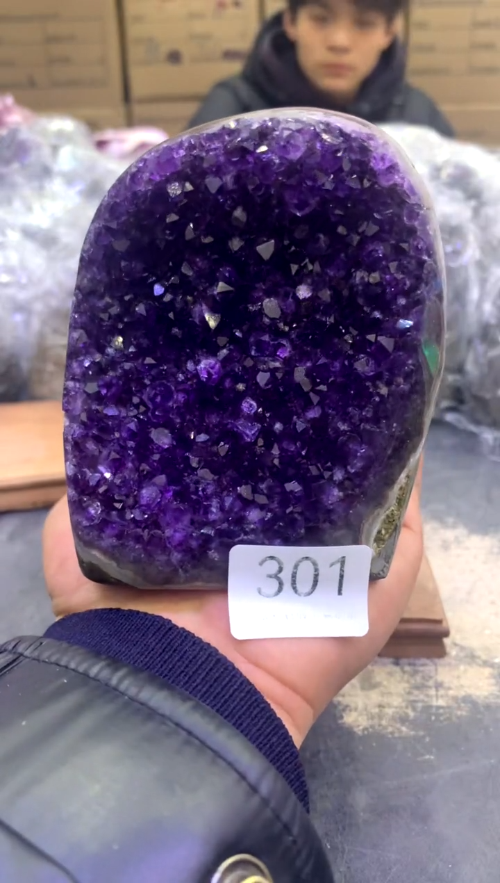 【闪购商品】水晶摆件未镶嵌天然紫水晶摆件301