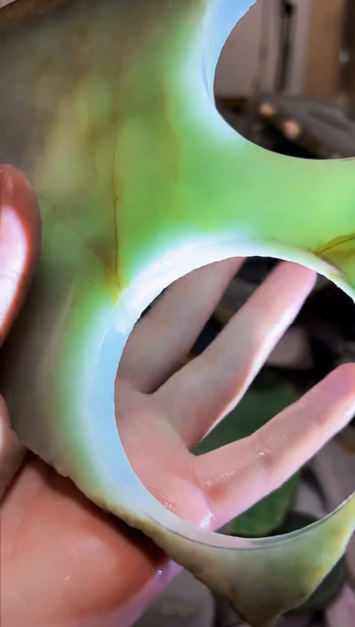 【闪购商品】翡翠颈饰未镶嵌A货白文1763