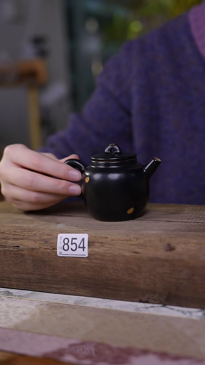 【闪购商品】瓷片福利！粉引点金系列小茶壶