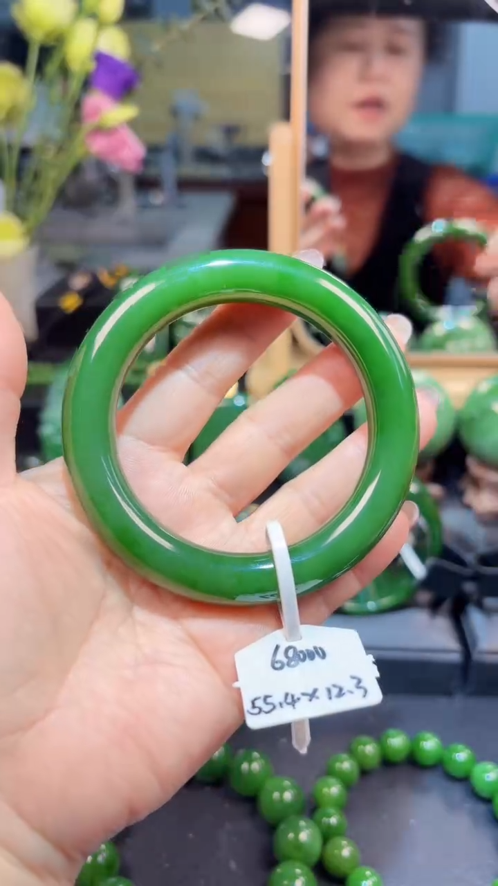 【闪购商品】和田玉（碧玉）手镯未镶嵌1