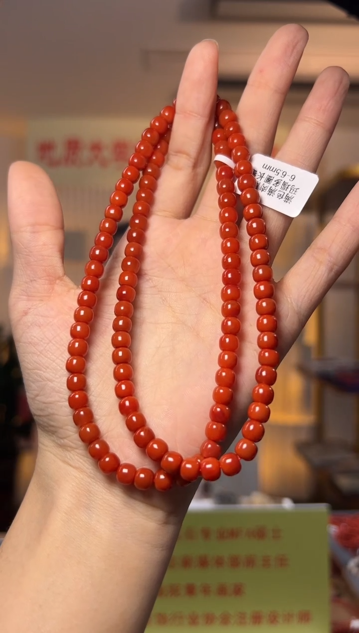 【闪购商品】南红玛瑙颈饰未镶嵌满色满肉南红玛瑙多圈