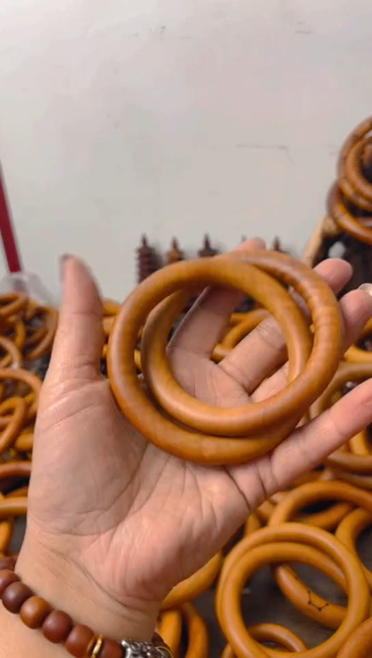 【闪购商品】枣木木雕乾坤圈65圈口一物一拍