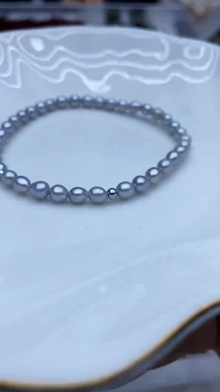 未镶嵌手链淡水珍珠1