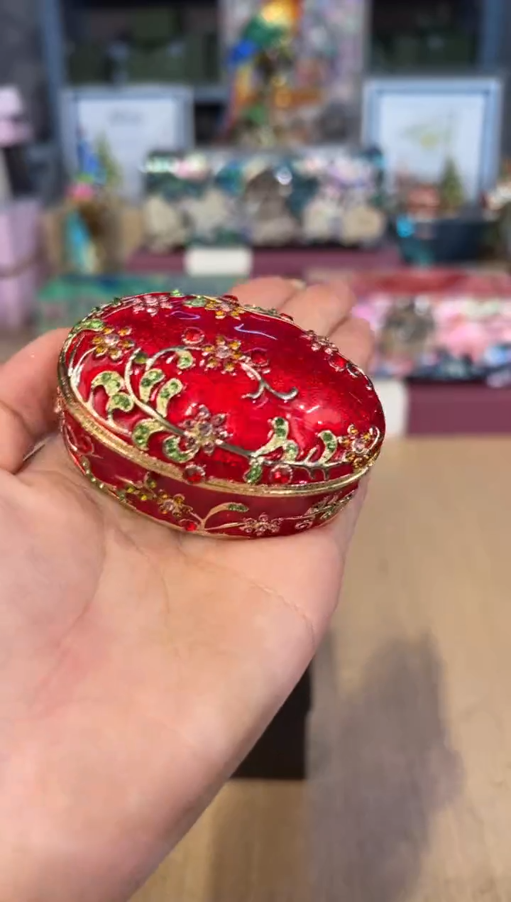 【闪购商品】杯255红色椭圆盒        