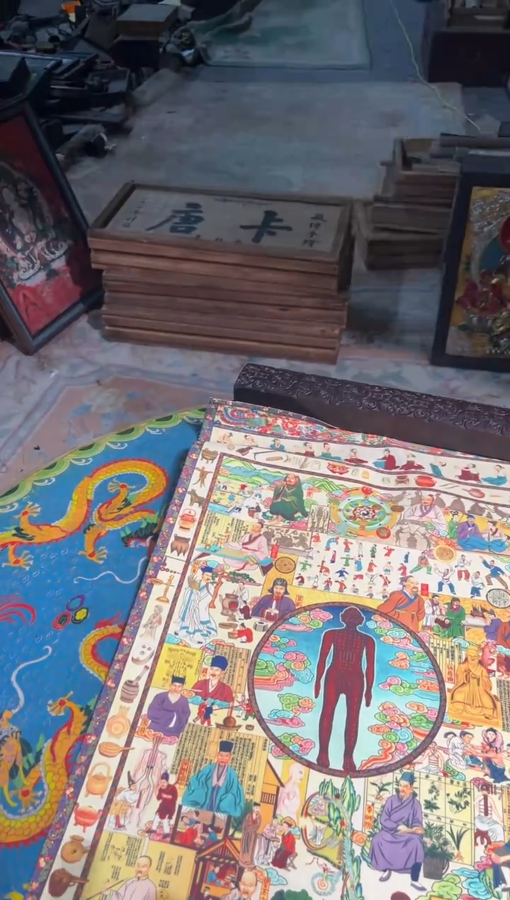 卷轴画东东唐卡tk16