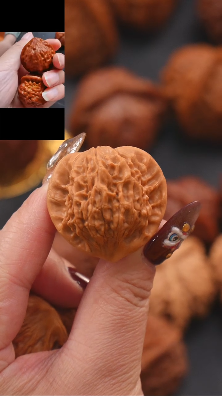 【闪购商品】文玩核桃把件38七步沟公子帽