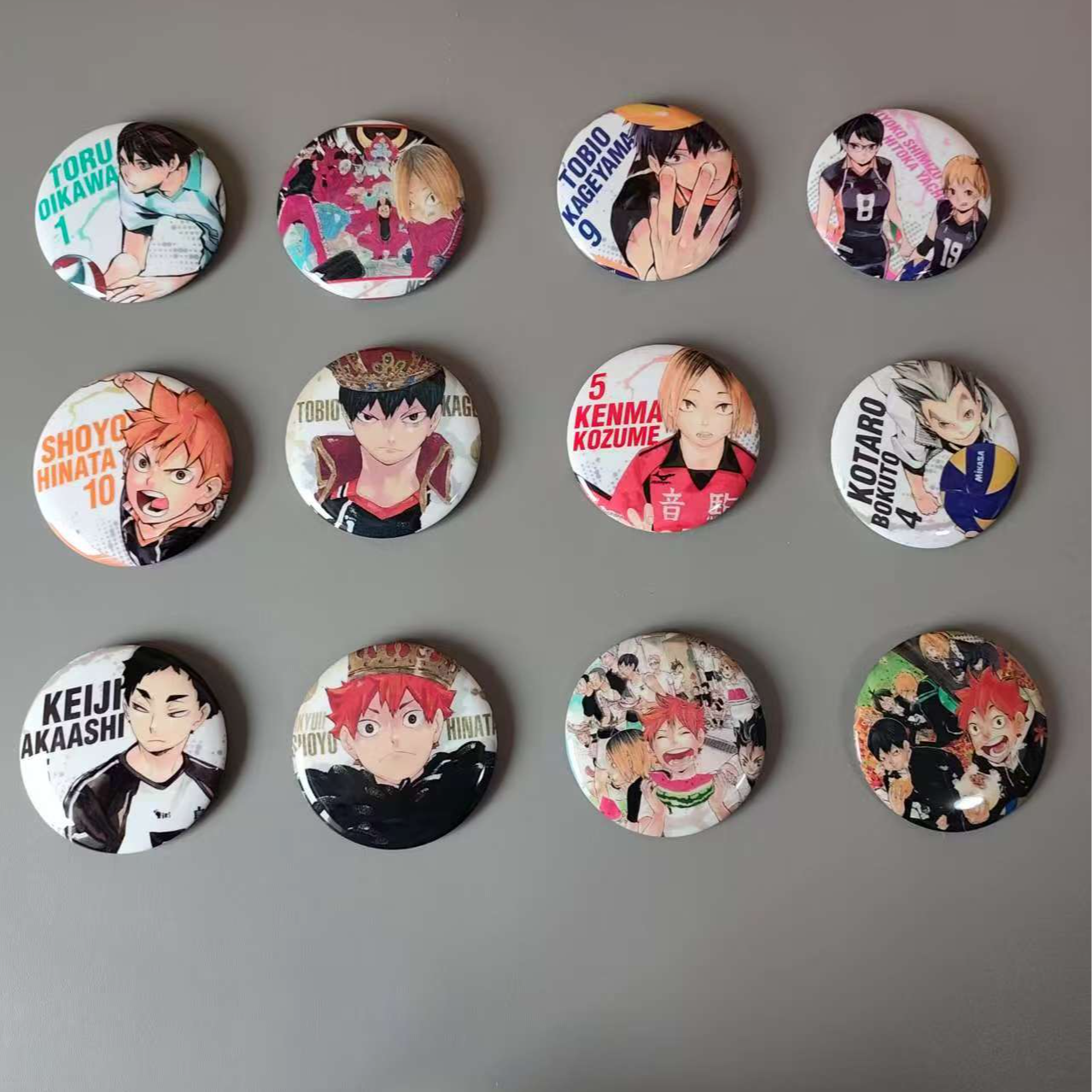 【排球少年】 原画一弹系列 高品质自制吧唧徽章
