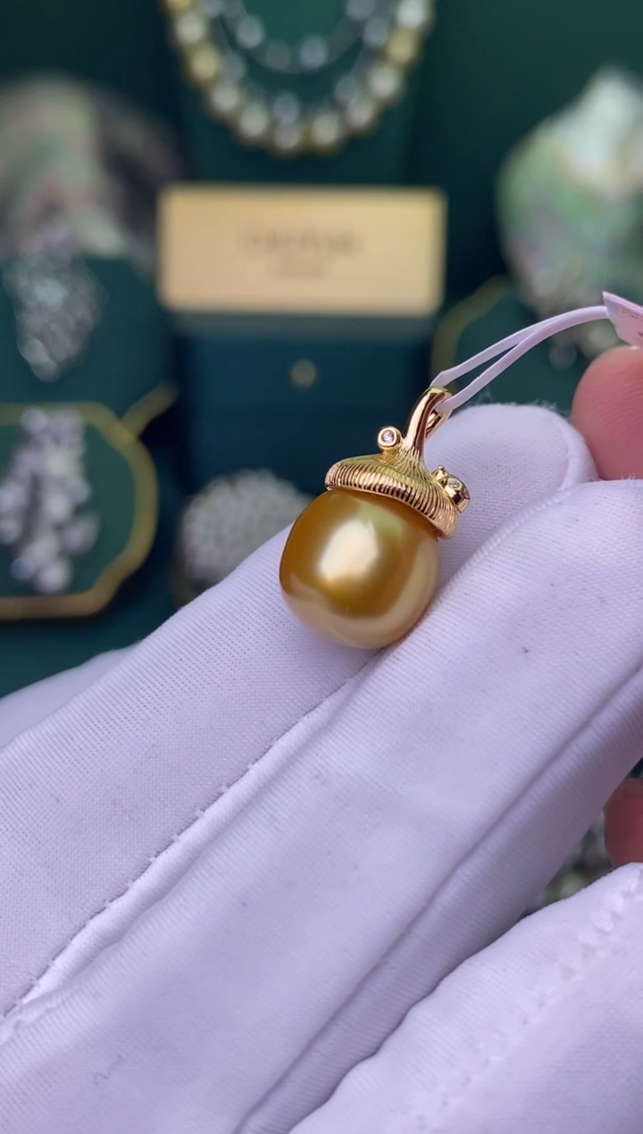 【闪购商品】海水珍珠颈饰银S925镶嵌11-12