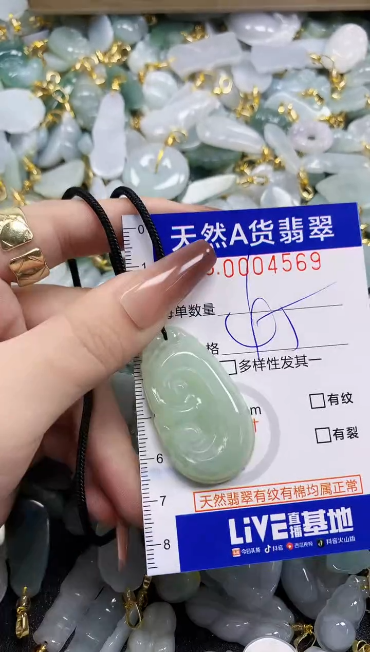 颈饰未镶嵌翡翠天然A货翡翠
