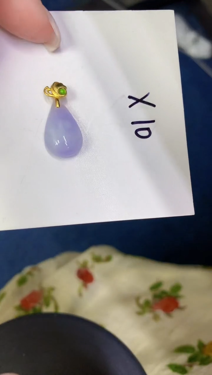 颈饰未镶嵌翡翠缅甸天然翡翠A货