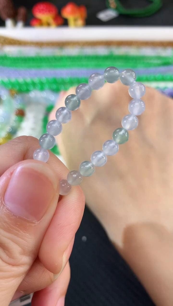 未镶嵌手串翡翠33|1280多样性发其一