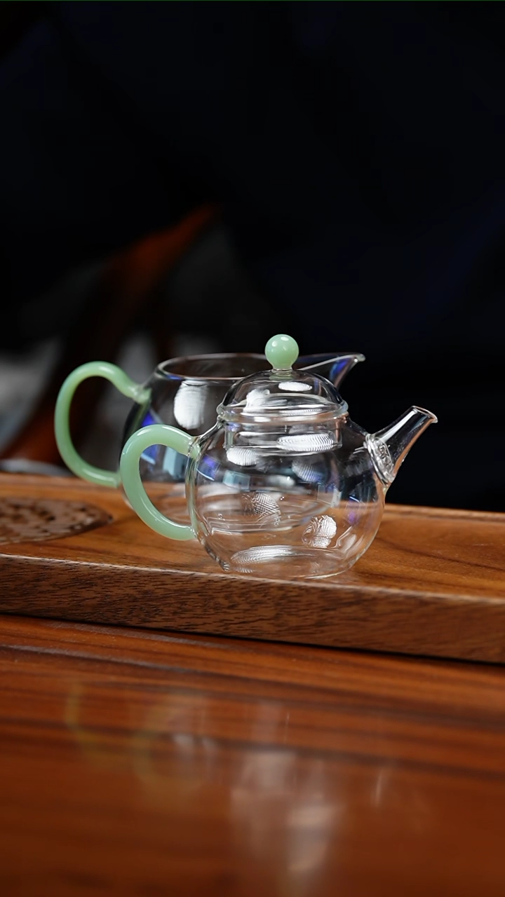 【闪购商品】品德坊禅韵泡茶壶青钰+明信唐102浅钰