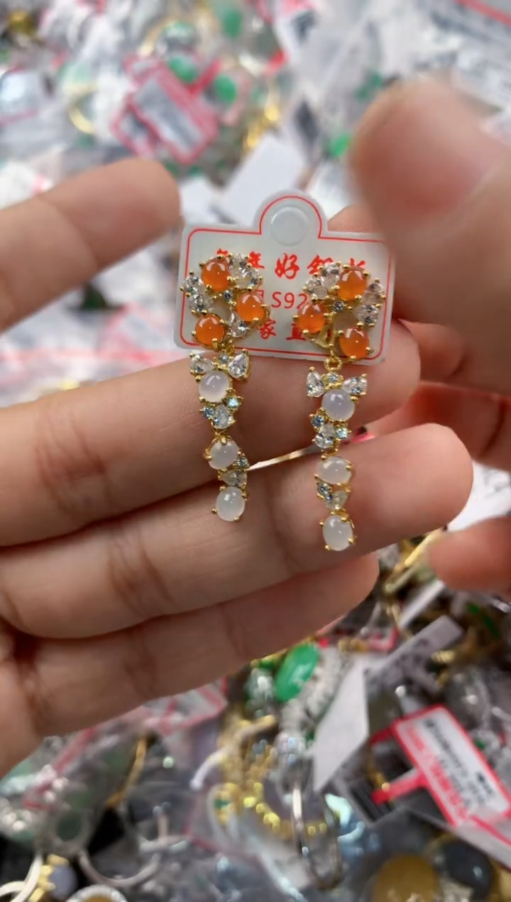 银S925镶嵌戒指翡翠1111-----10