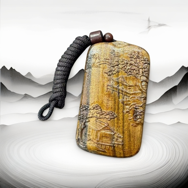 D28印度尼西亚沉香木串吊坠