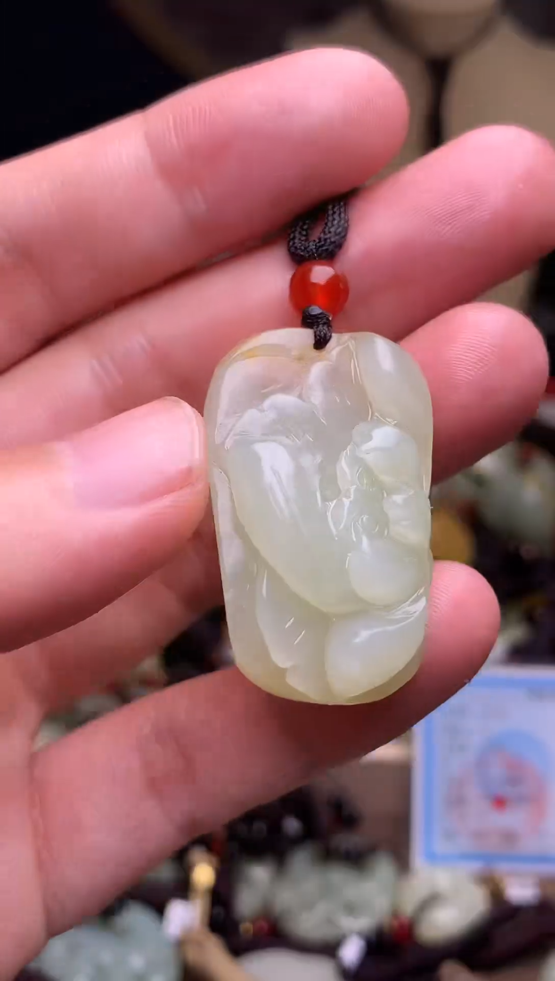 颈饰未镶嵌和田玉新疆料青海料清水和田玉吊坠