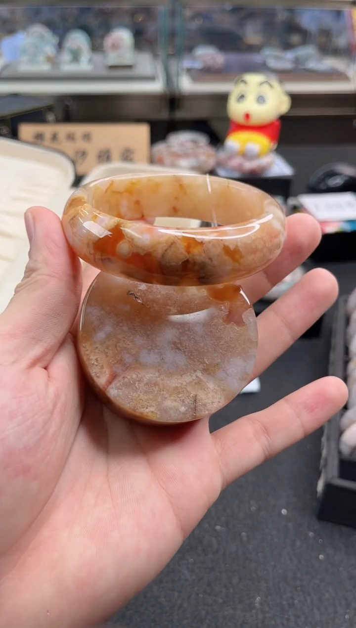 未镶嵌手镯石英质玉61圈口 （赠品镯心）3751630