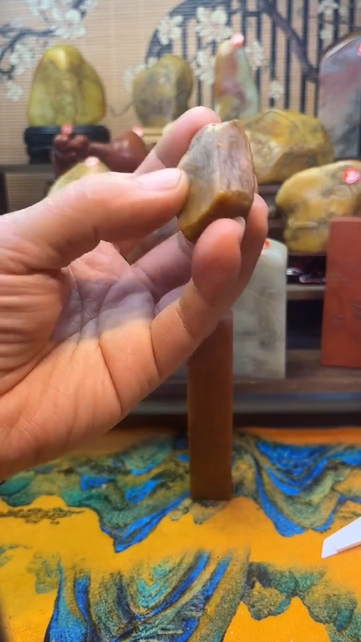 寿山石印石0*8寿山石田料溪蛋