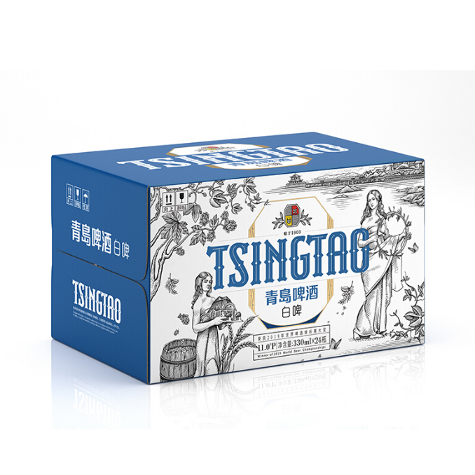 青岛白皮500ml*12