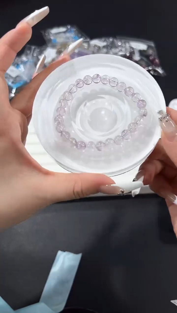 未镶嵌手串水晶46j多样性发其一【1条】默认微瑕