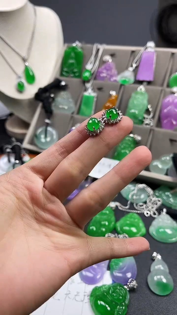 颈饰未镶嵌翡翠  所见即所得 一图一物