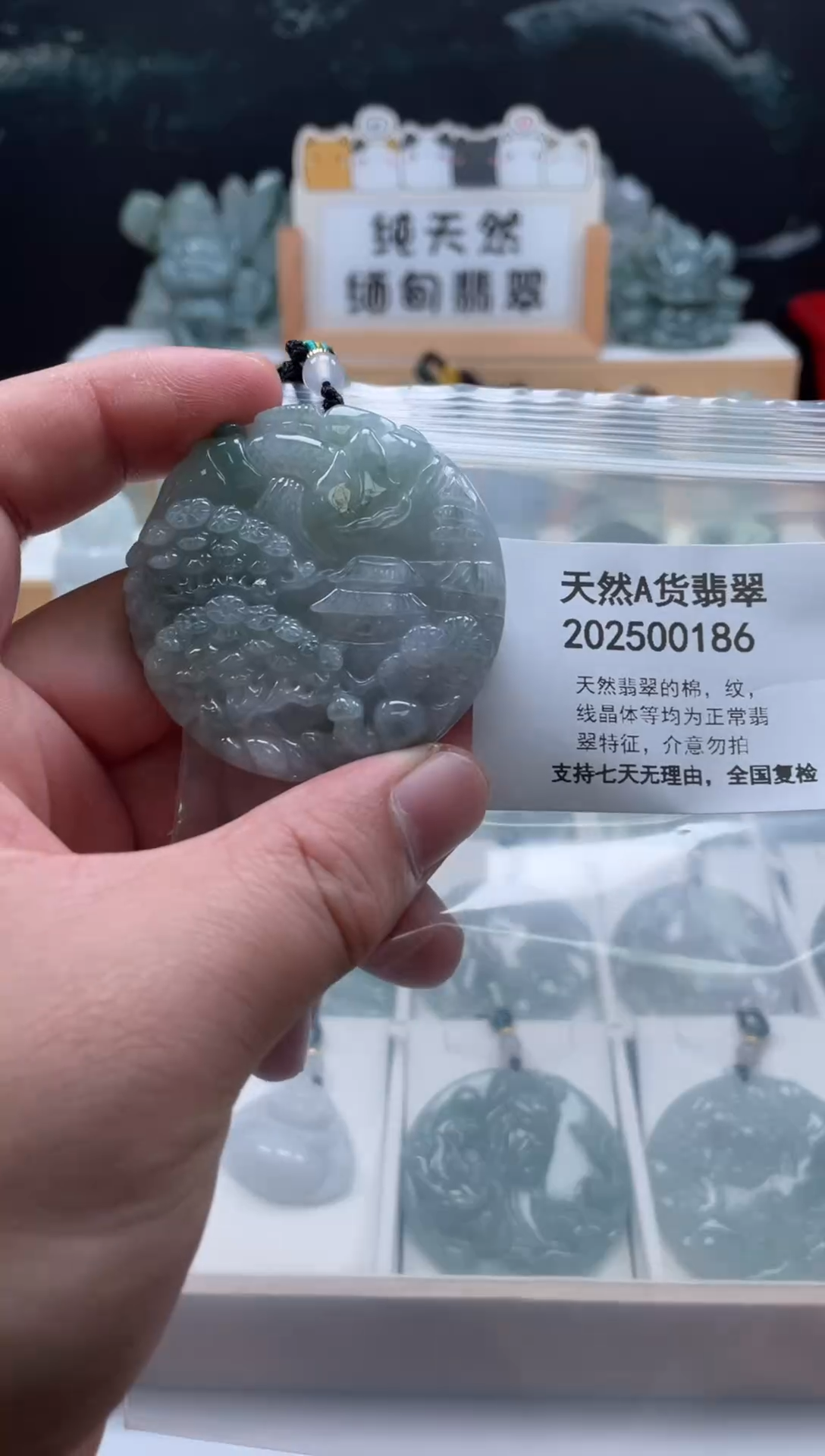 颈饰未镶嵌翡翠翠峰翡翠202512120059