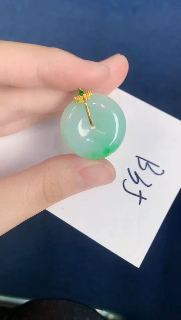 【闪购商品】翡翠颈饰18K金镶嵌000000000