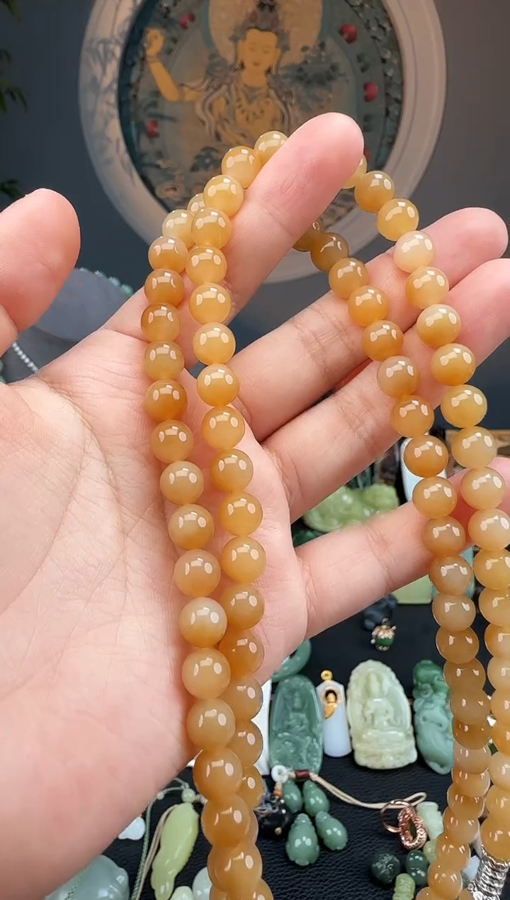 颈饰未镶嵌和田玉吴**人和田玉